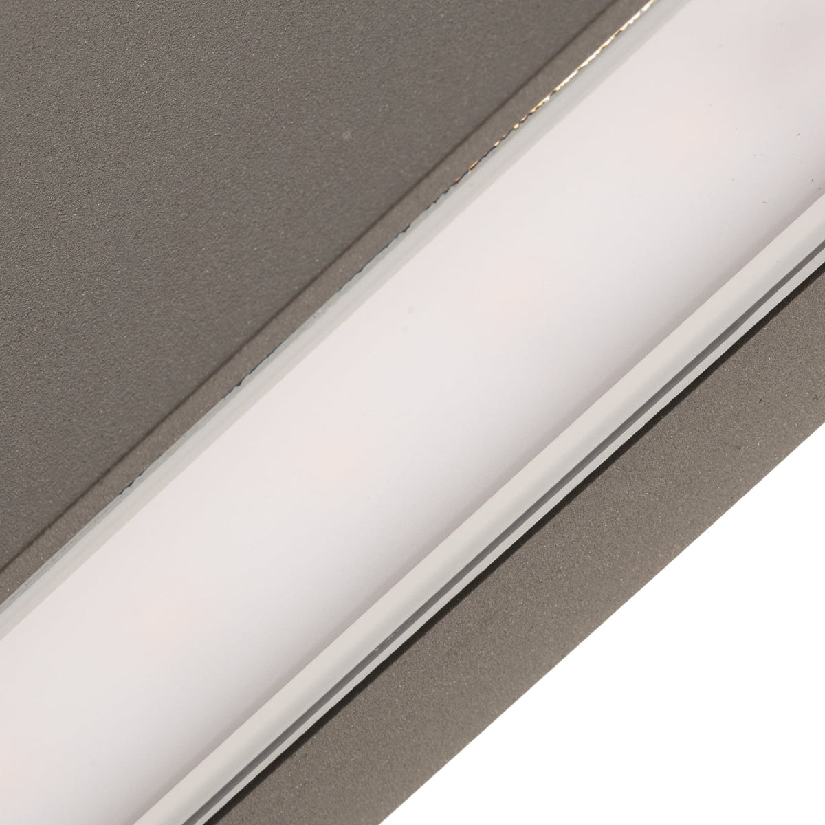 LED utevegglampe Lengo aluminium grå 50 cm lyser nedover