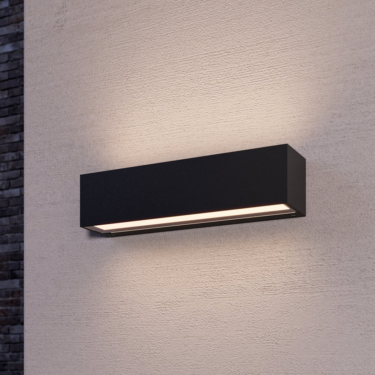 LED utevegglampe Lengo opp og ned antrasitt forside