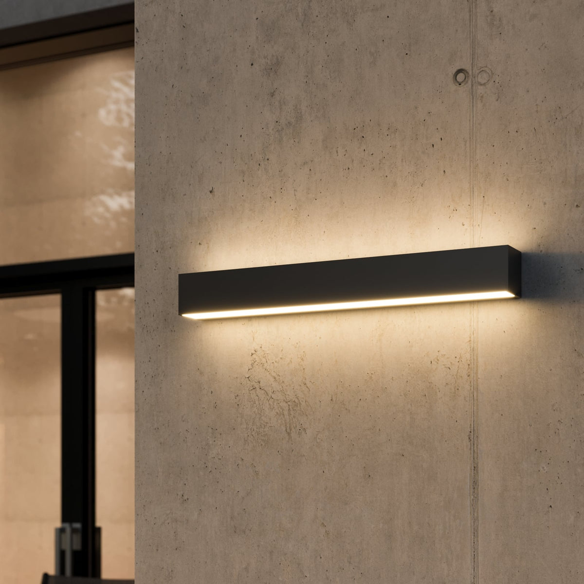 LED utevegglampe Lengo opp/ned antrasitt 50 cm bakside