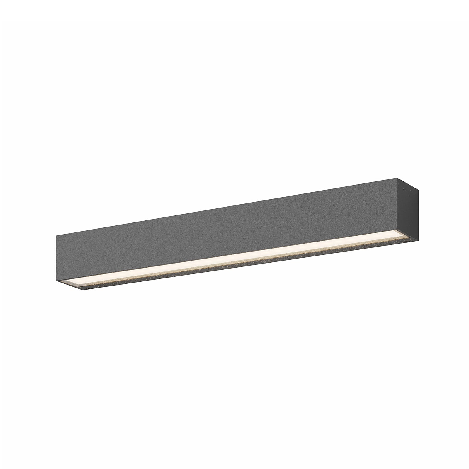 LED utevegglampe Lengo opp/ned antrasitt 50 cm nærbilde av LED-lys