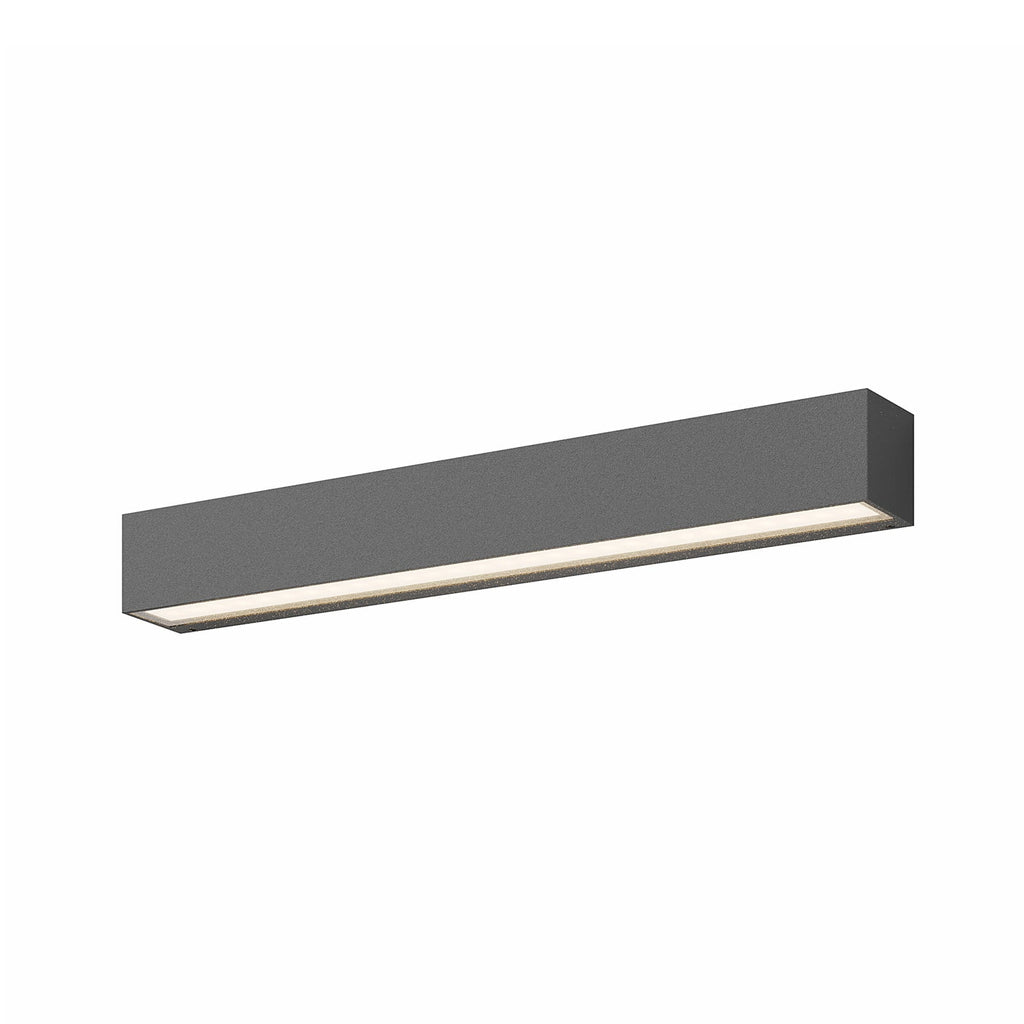 LED utevegglampe Lengo opp/ned antrasitt 50 cm nærbilde av LED-lys