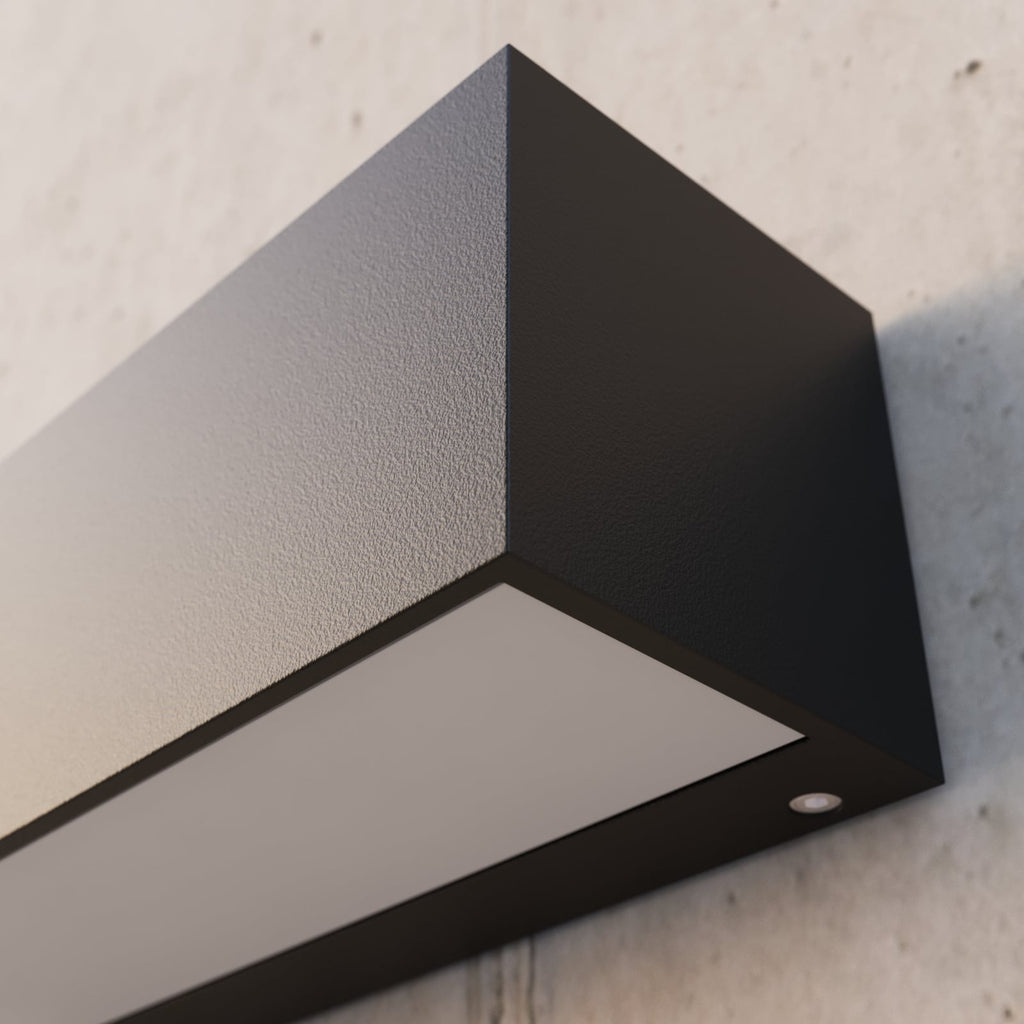 LED utevegglampe Lengo opp/ned antrasitt 50 cm belysningseffekt