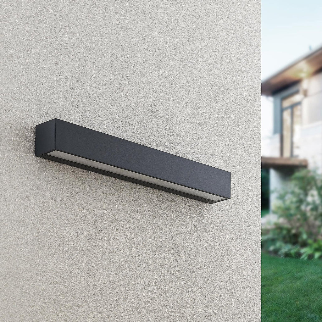Detalj av LED utevegglampe Lengo antrasitt