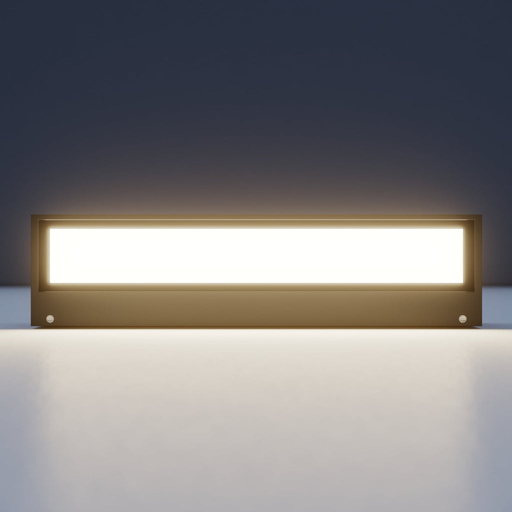 LED utevegglampe Lengo antrasitt lys av vegg