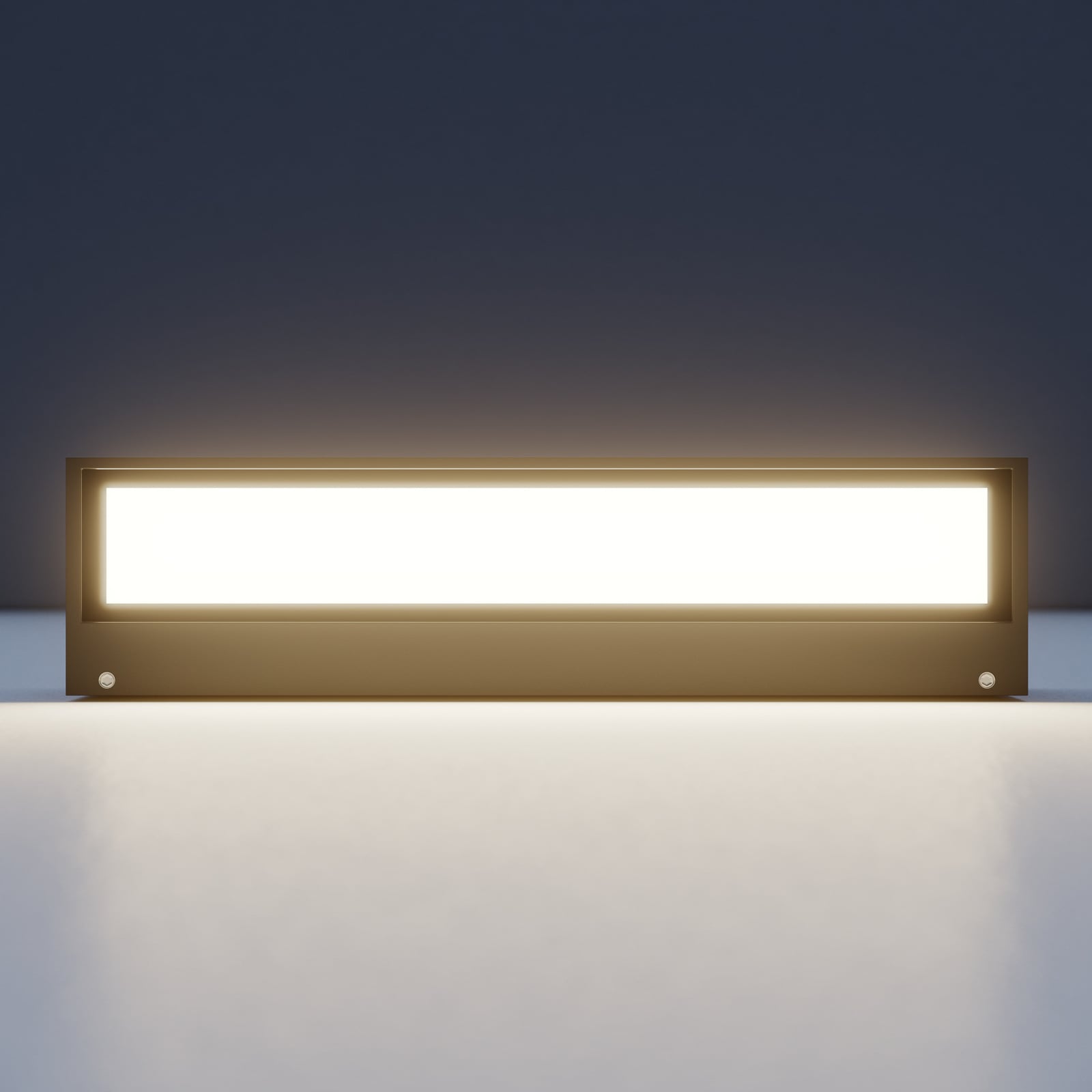 LED utevegglampe Lengo antrasitt lys av vegg