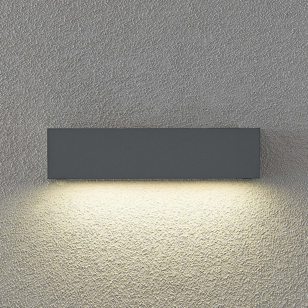 LED utevegglampe Lengo grå aluminium 25 cm CCT IP65 - Arcchio