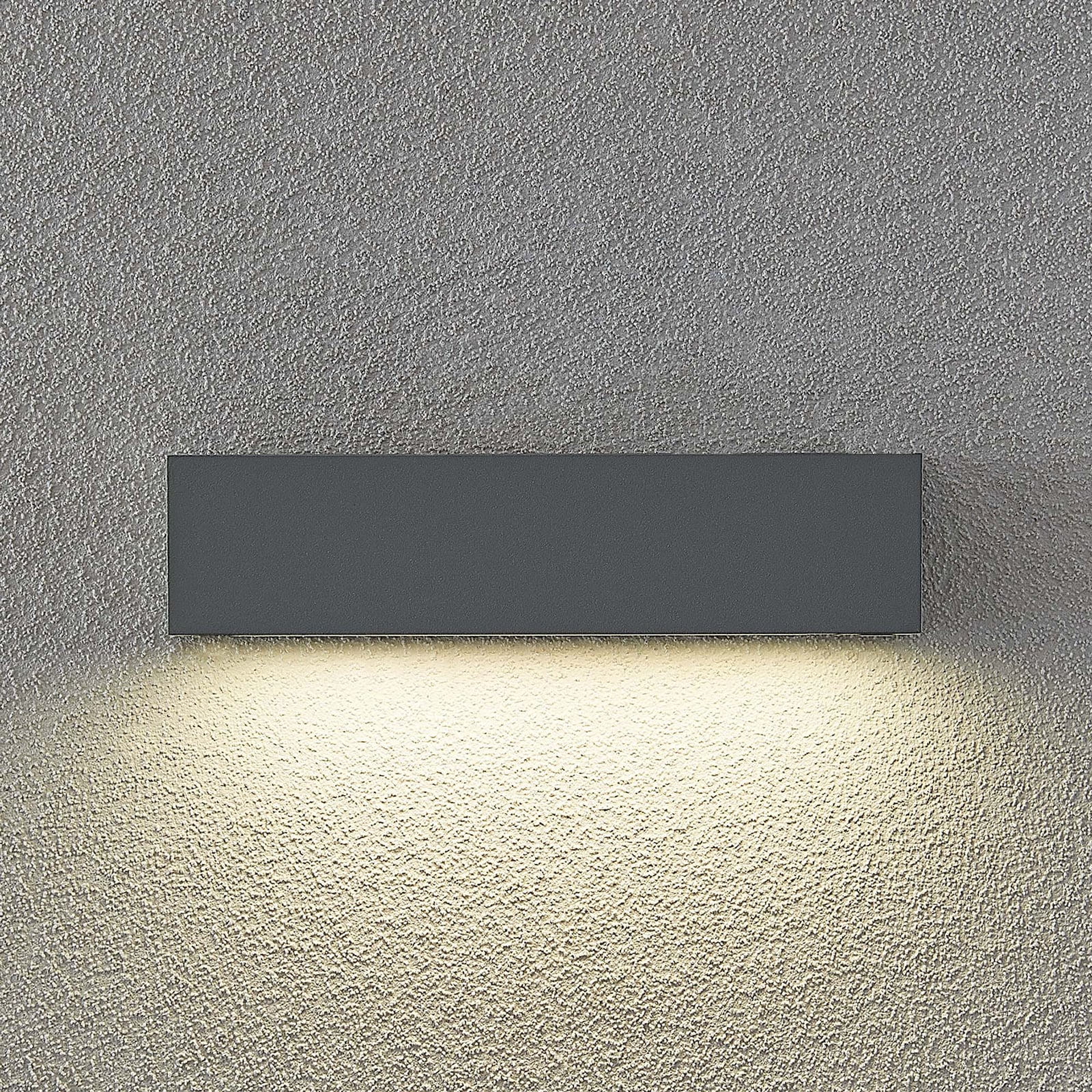 LED utevegglampe Lengo grå aluminium 25 cm CCT IP65 - Arcchio