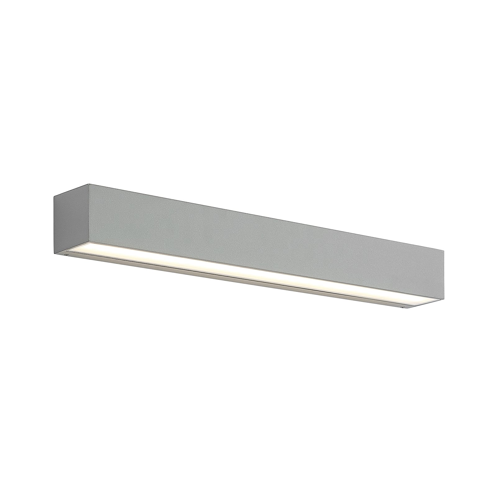 LED utevegglampe Lengo opp og ned sølv 50 cm side