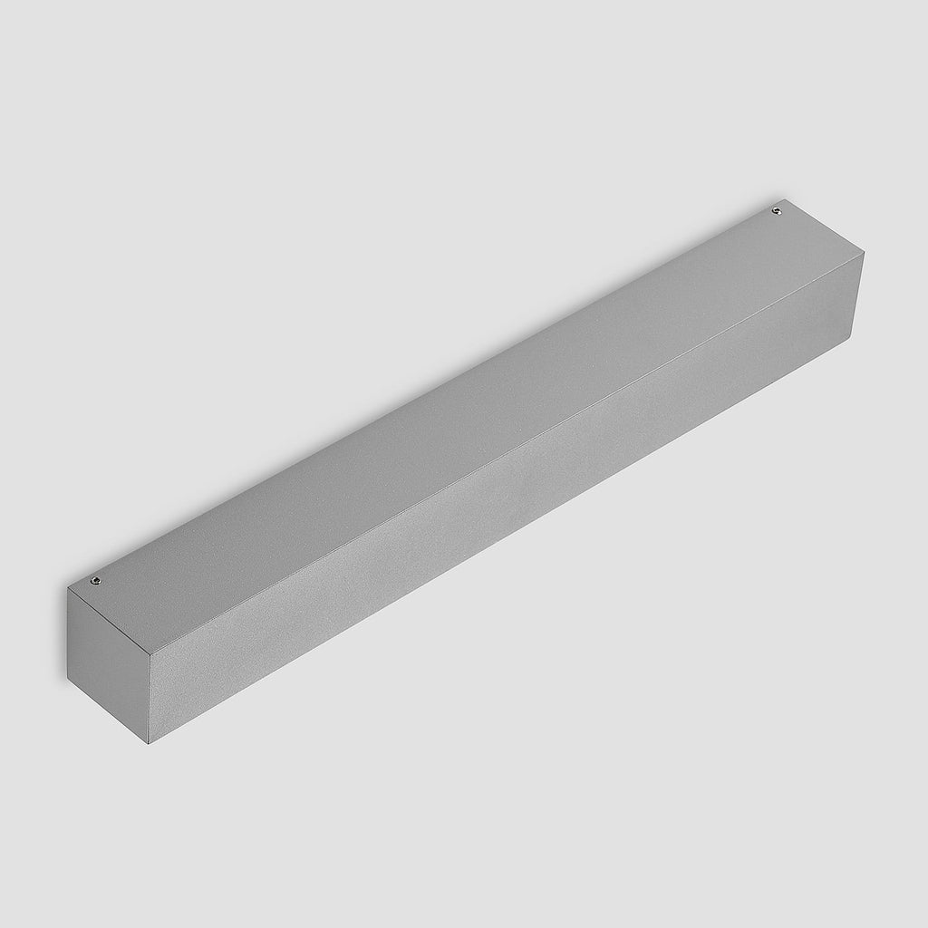 LED utevegglampe Lengo sølv 50 cm nedlys IP65 med varm hvit belysning