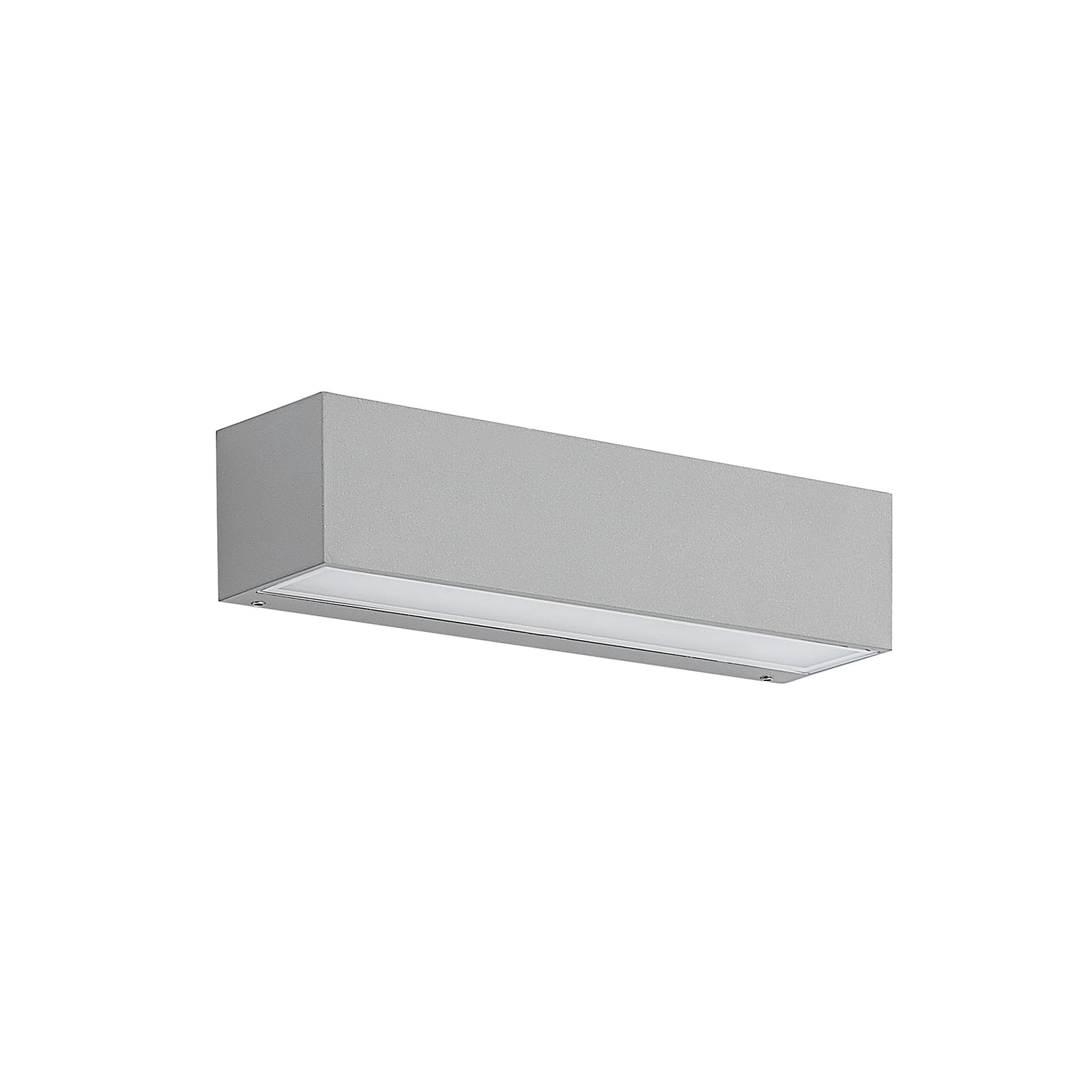 LED utevegglampe Lengo sølv nedlys visning av lysnedslipp