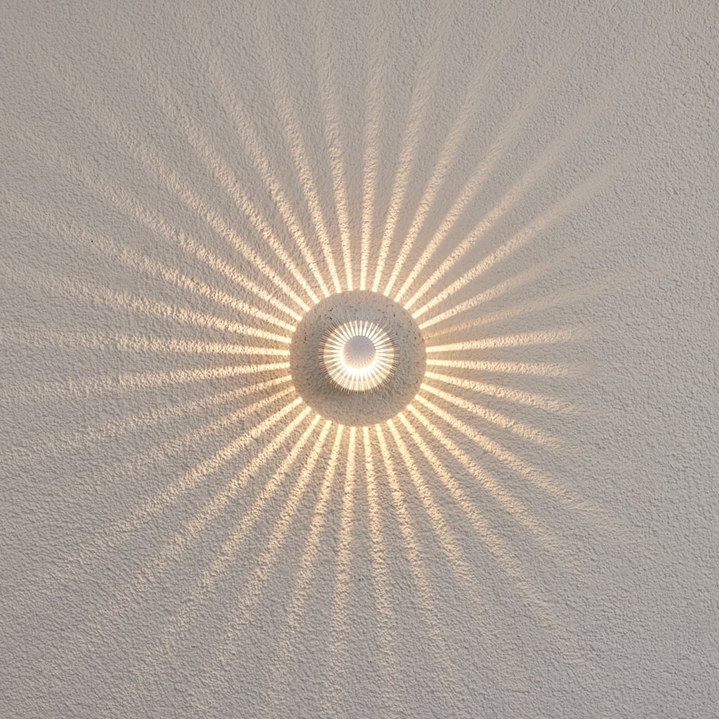 LED utevegglampe Lennias aluminium montert på vegg