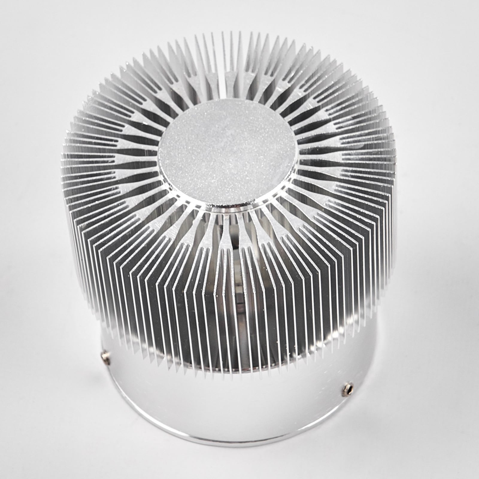 LED utevegglampe Lennias aluminium nærbilde av materiale