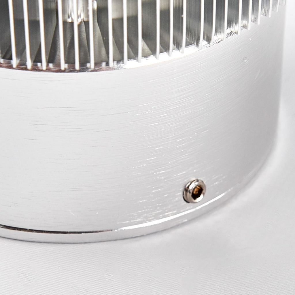 LED utevegglampe Lennias aluminium sideprofil