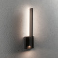 LED utevegglampe Levka antrasitt aluminium forfra