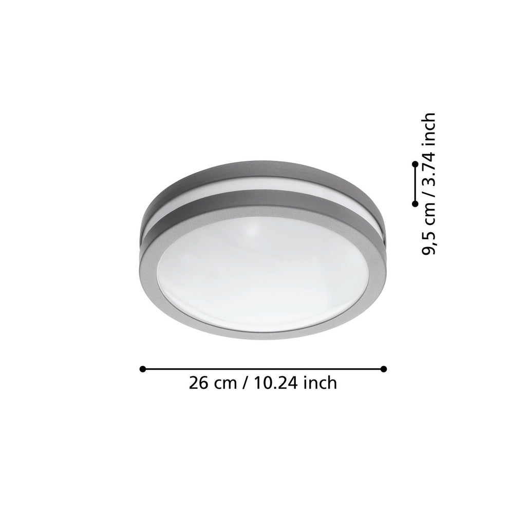 LED utevegglampe Locana-C Bluetooth dimbar detalj