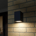 LED utevegglampe Lorik svingbar grafitt forfra