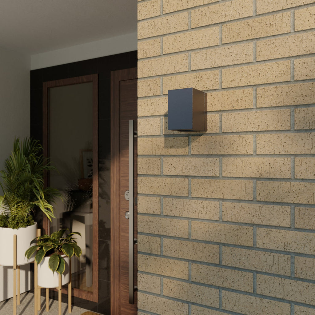 Detalj av LED utevegglampe Lorik svingbar grafitt