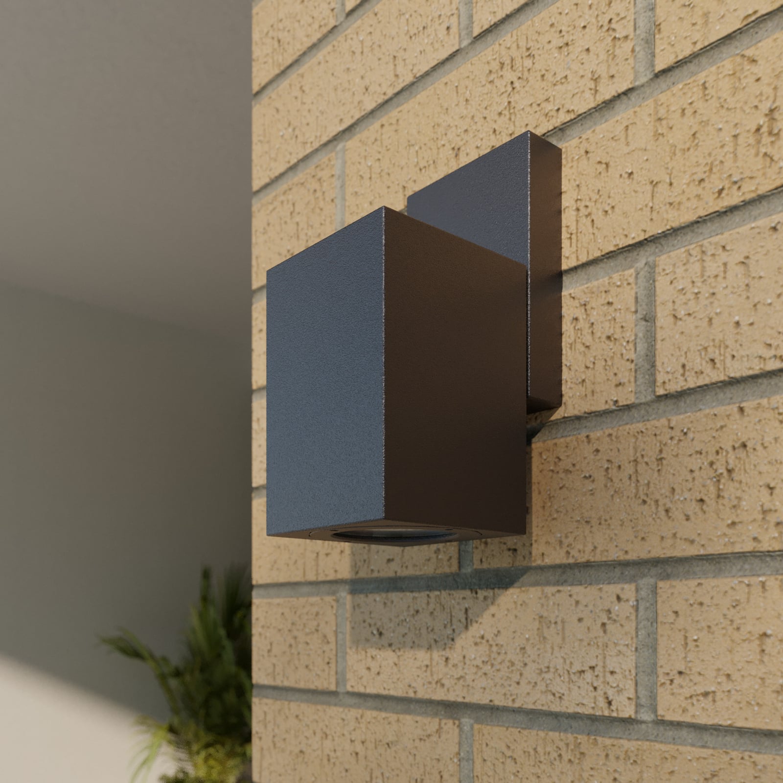 LED utevegglampe Lorik svingbar grafitt 7W IP54 - Lucande