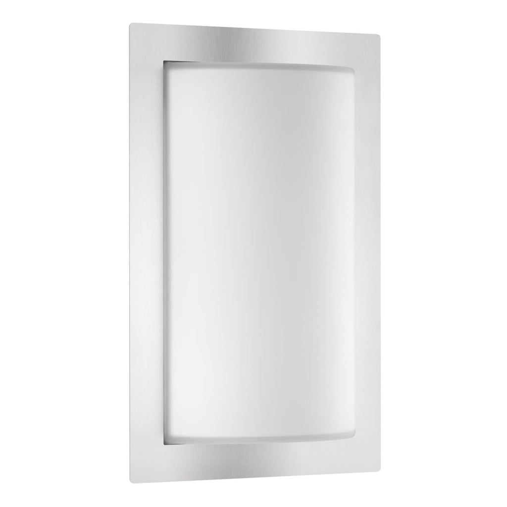 LED utevegglampe Luis montert med bevegelsessensor rustfritt stål IP44
