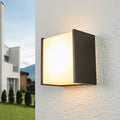 LED utevegglampe Macaw svart hvit plast 3W IP44 forfra