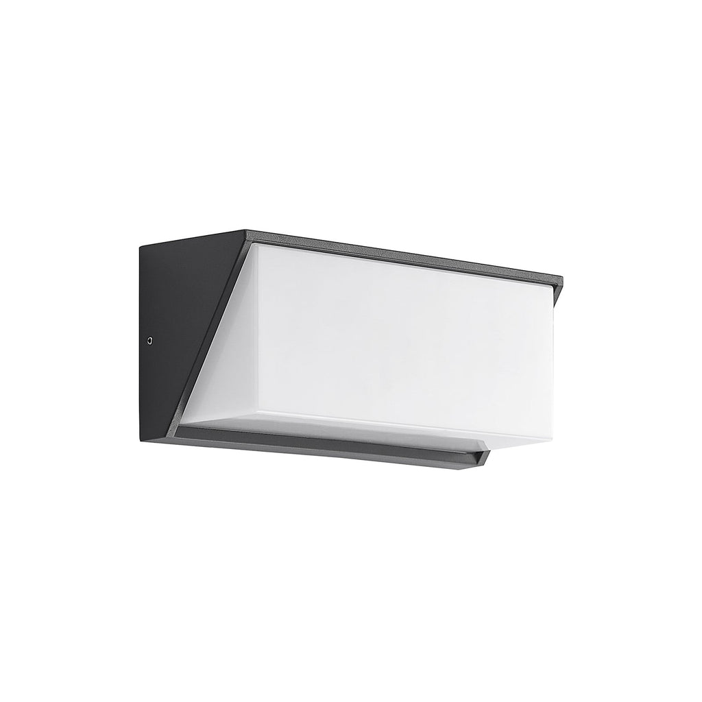 LED utevegglampe Malim antrasitt 25 cm IP65 16W sideprofil