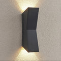 LED utevegglampe Maniela opp/ned antrasitt IP65 forfra