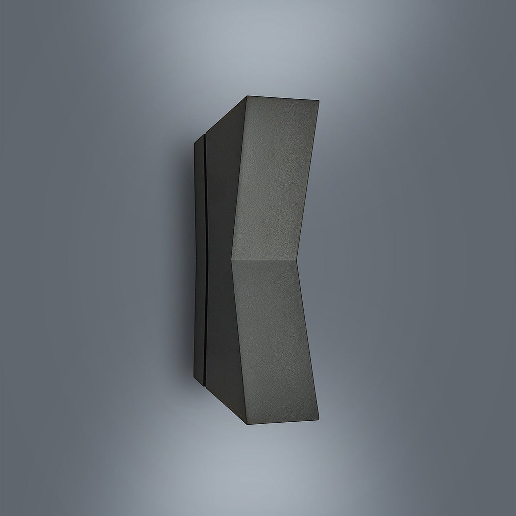 LED utevegglampe Maniela opp/ned antrasitt IP65 lysopp/ned effekt