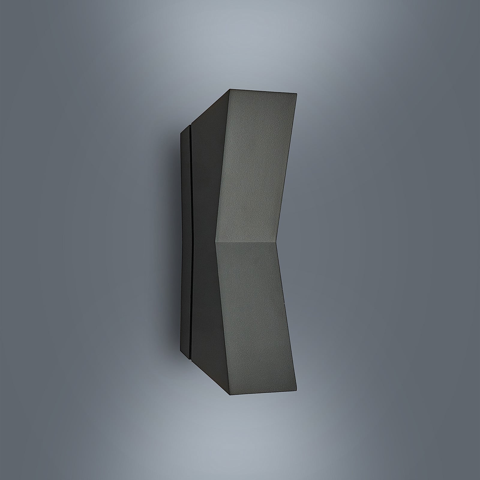 LED utevegglampe Maniela opp/ned antrasitt IP65 lysopp/ned effekt