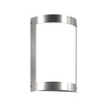 LED utevegglampe Marco 3 rustfritt stål 18 cm IP44 forside