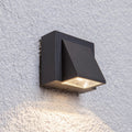 LED utevegglampe Marik grafitt aluminium forfra