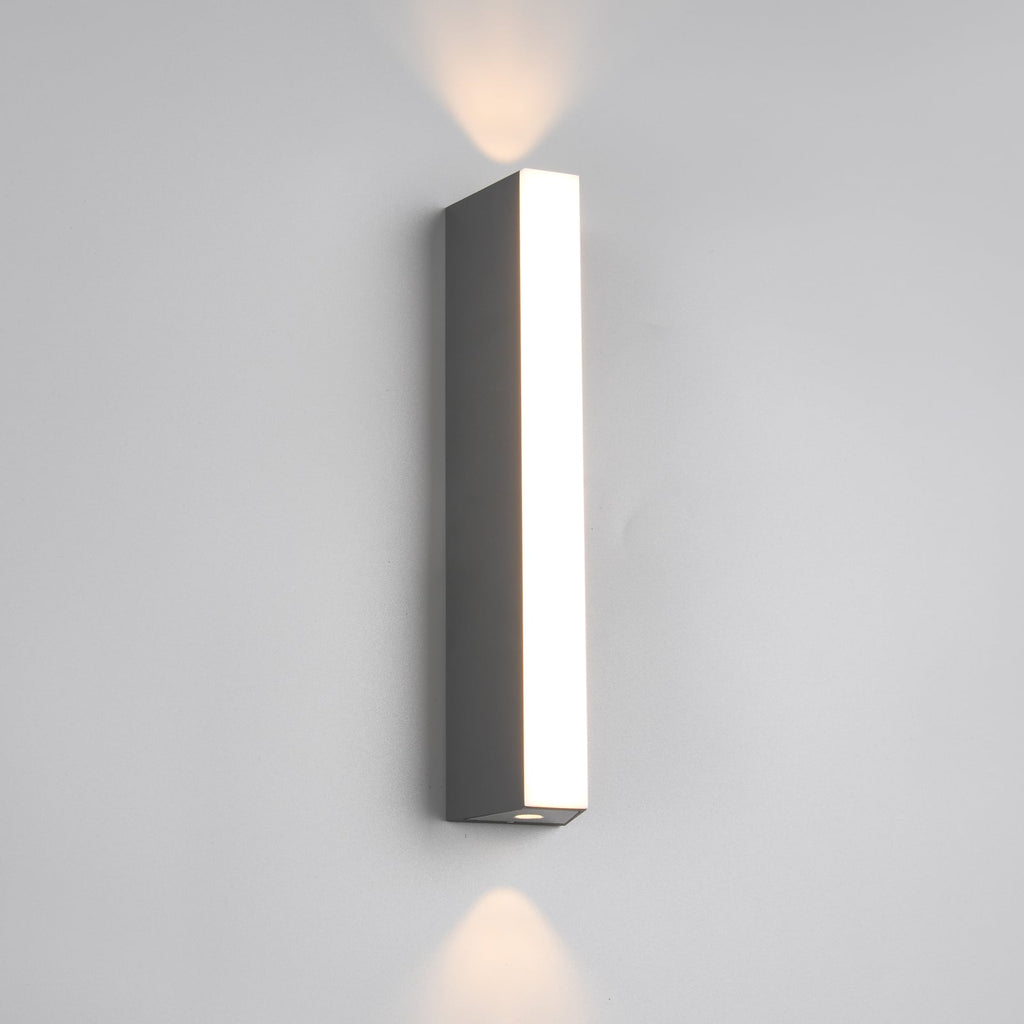 LED utevegglampe Marne antrasitt 30 cm med opp- og nedlys