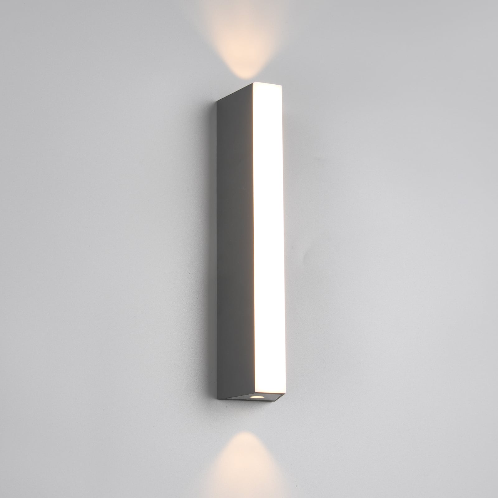 LED utevegglampe Marne antrasitt 30 cm med opp- og nedlys