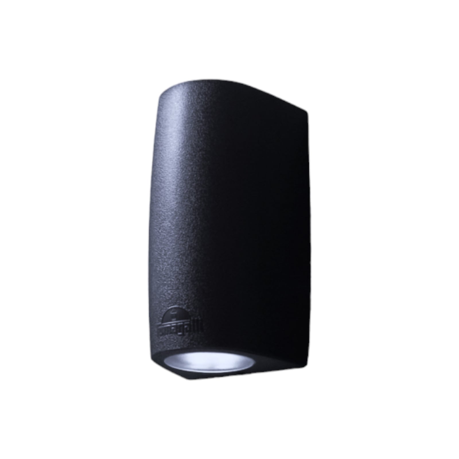 LED utevegglampe Marta opp og ned svart GU10 CCT IP55 montert på vegg