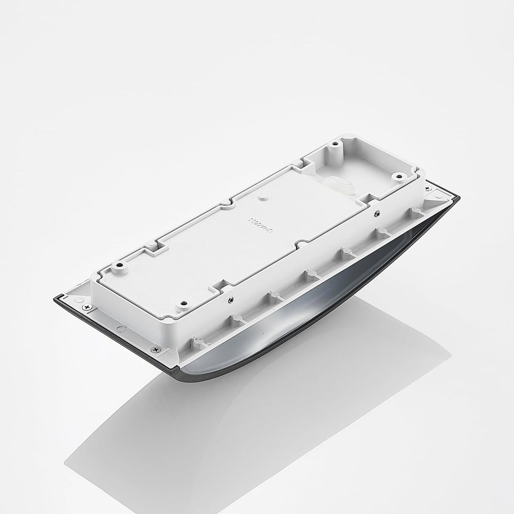 LED utevegglampe Mathea aluminium antrasitt installasjon