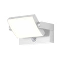 LED utevegglampe med bevegelsessensor hvit CCT 20W IP54 forfra