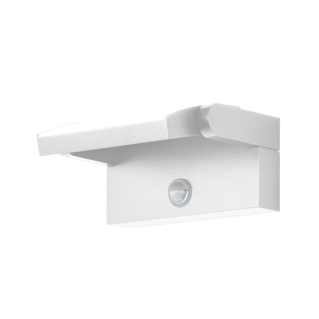 LED utevegglampe med bevegelsessensor hvit CCT 20W IP54 bakside