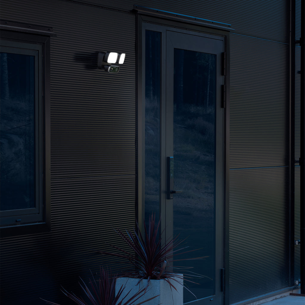 LED utevegglampe med kamera og bevegelsessensor 24W IP54 Konstsmide bakside