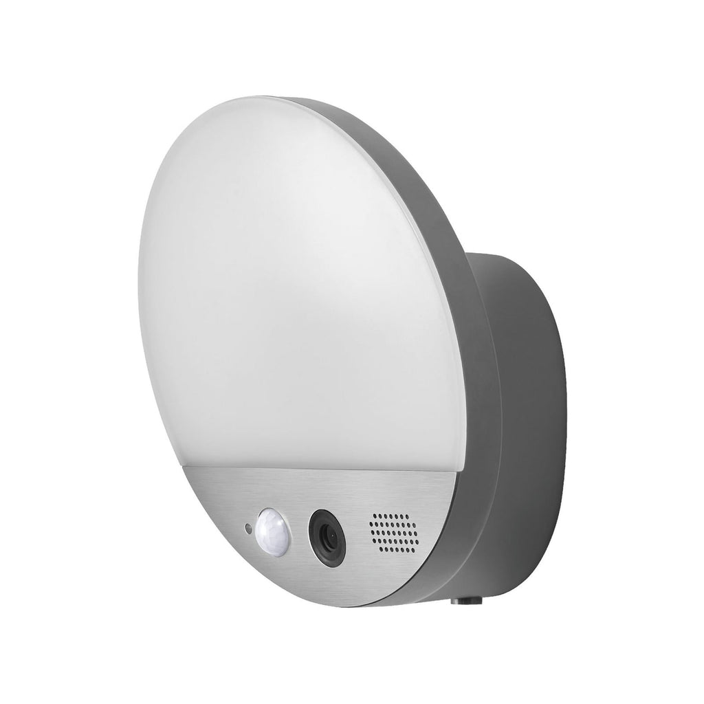 LED utevegglampe med kamera og bevegelsessensor grå IP44 - OSRAM SMART+ bakside