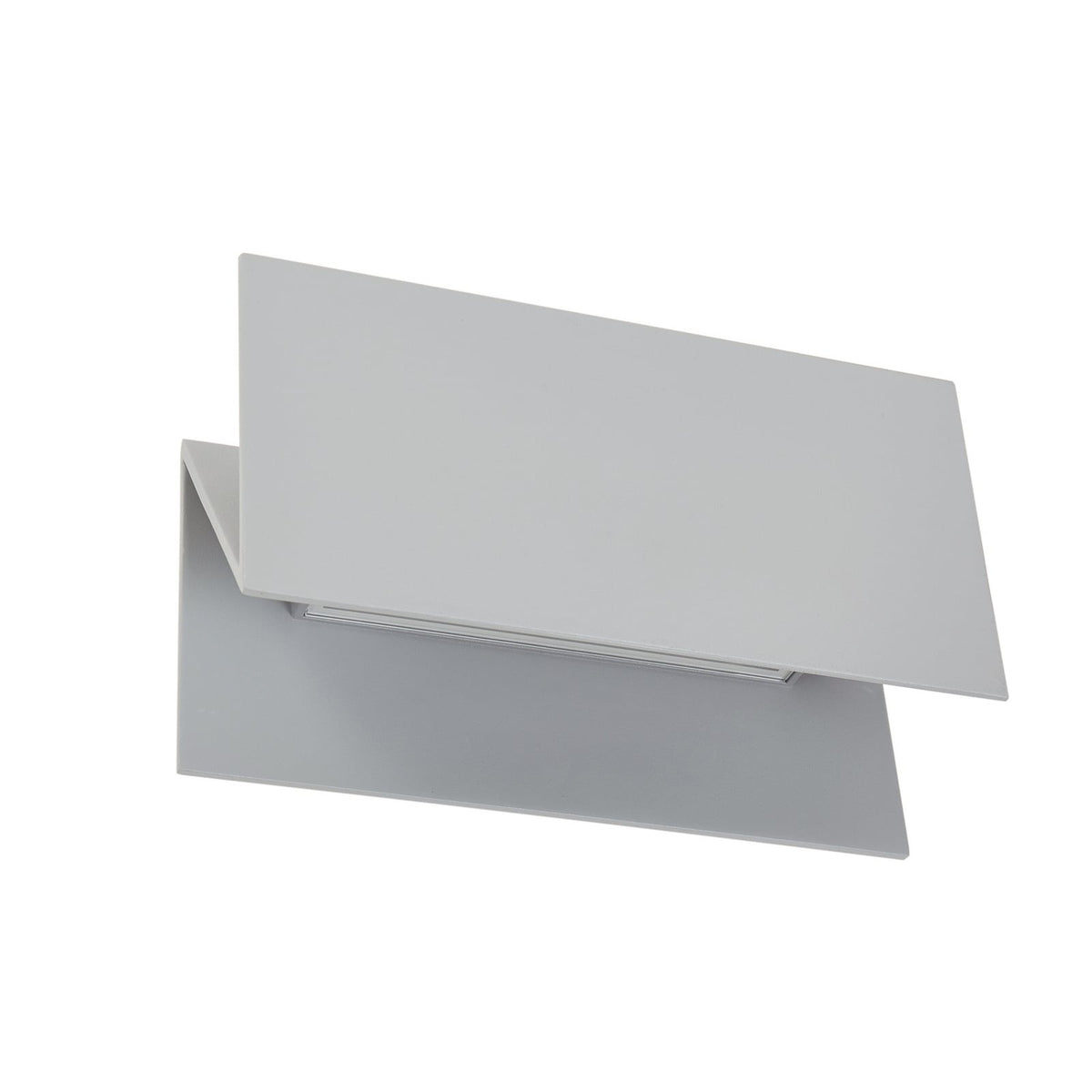 LED utevegglampe Meja grå aluminium montert på vegg