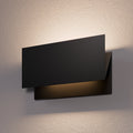 LED utevegglampe Meja svart aluminium front