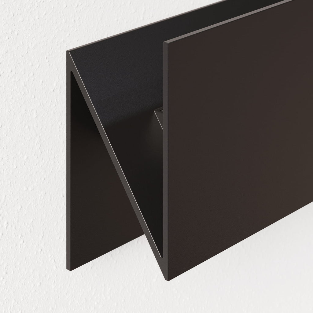 LED utevegglampe Meja svart aluminium visning av design