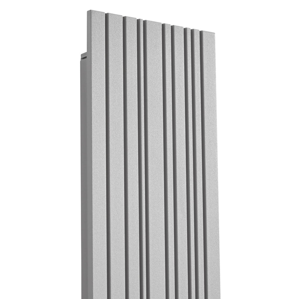 LED utevegglampe Melira aluminium 100 cm IP65 grå lysdetalj
