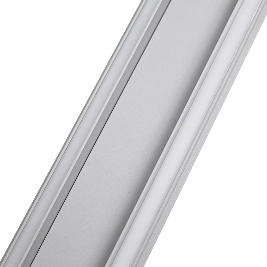 LED utevegglampe Melira aluminium 100 cm IP65 grå helhetsbilde