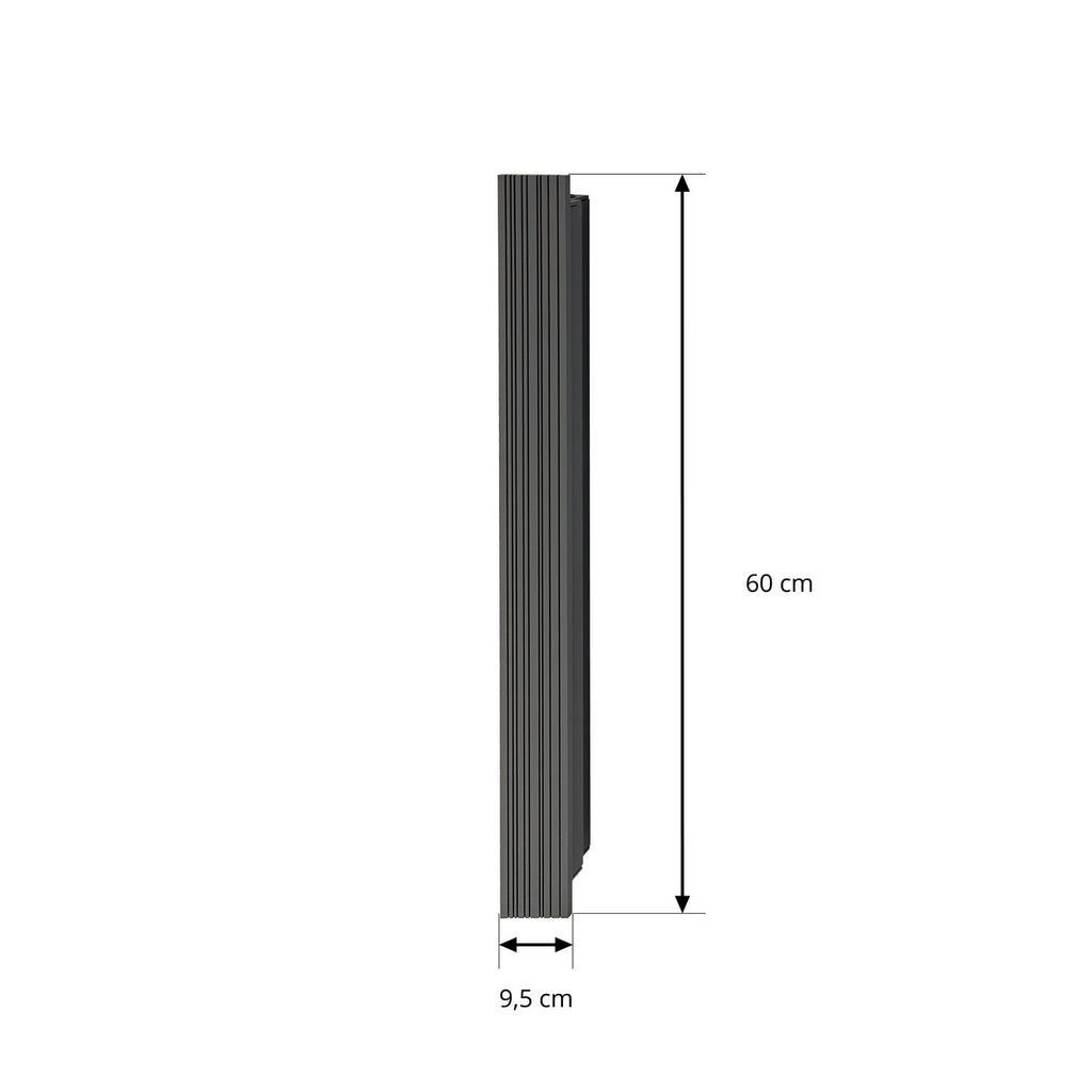 Nærbilde av LED utevegglampe Melira antrasitt 60 cm IP65 lys