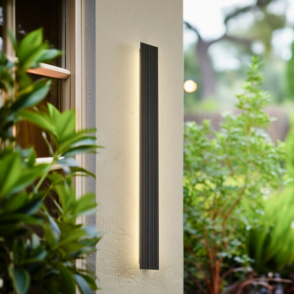 LED utevegglampe Melira antrasitt bakside