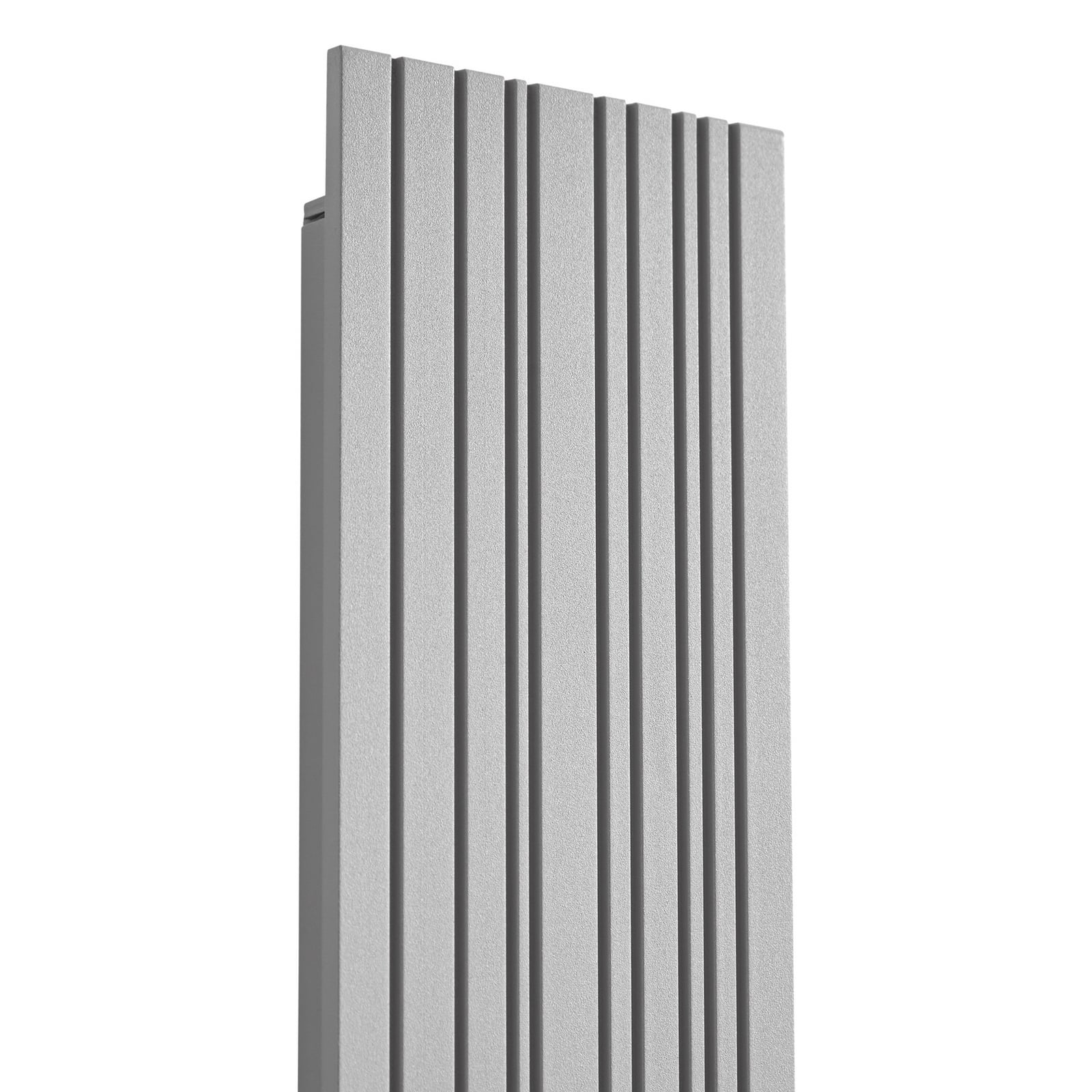 LED utevegglampe Melira grå aluminium 60 cm sideprofil