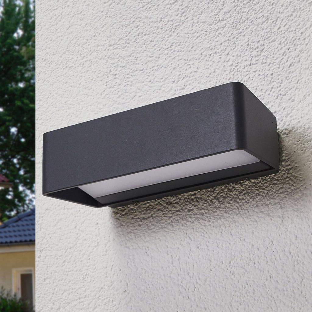 LED utevegglampe Midvig antrasitt bakside