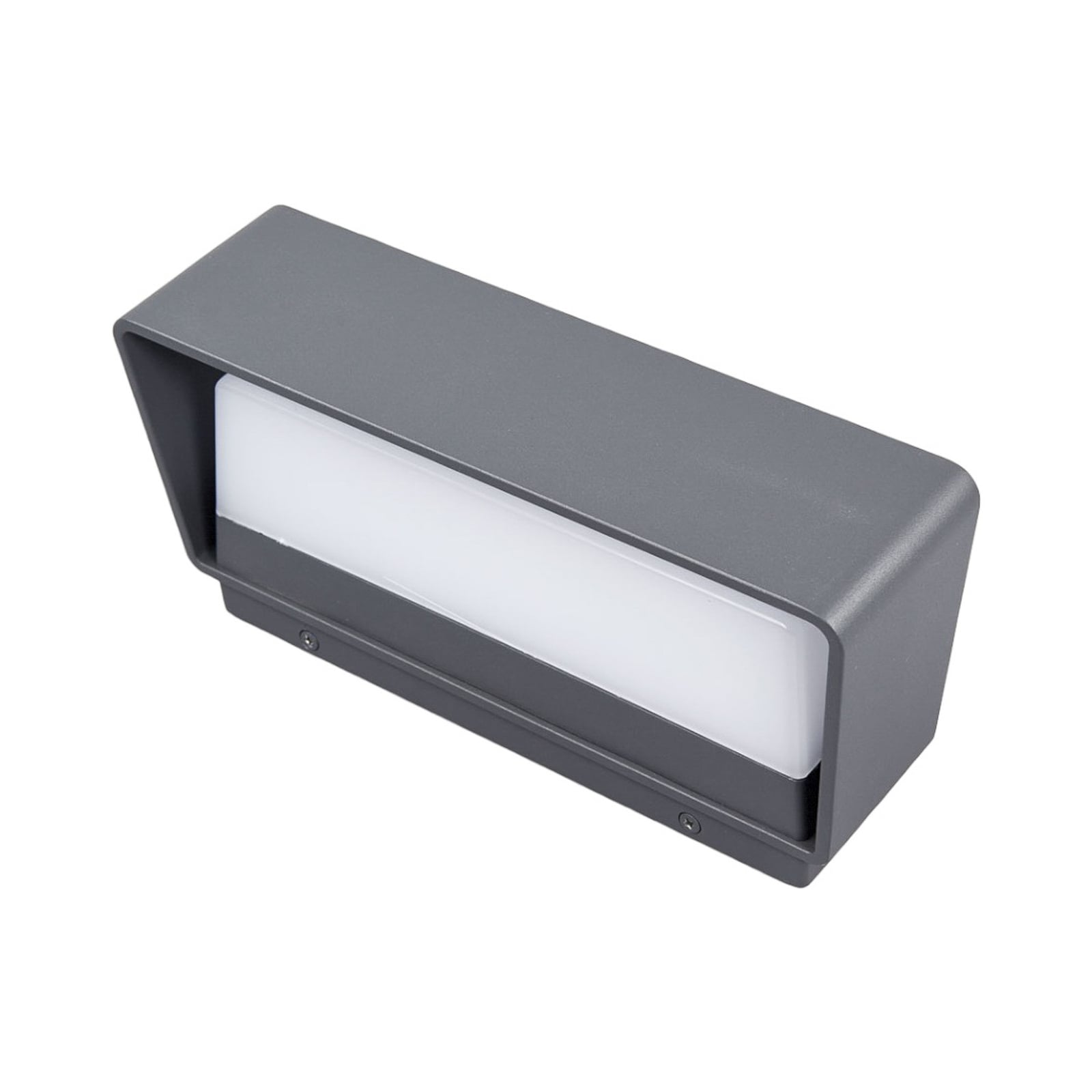 LED utevegglampe Midvig antrasitt montert ute