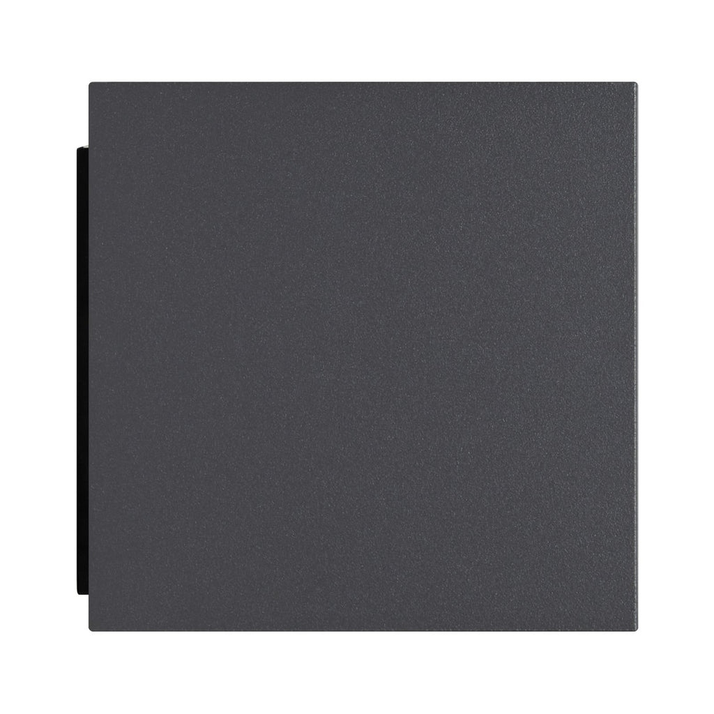 LED utevegglampe Milda kubi antrasitt bakside