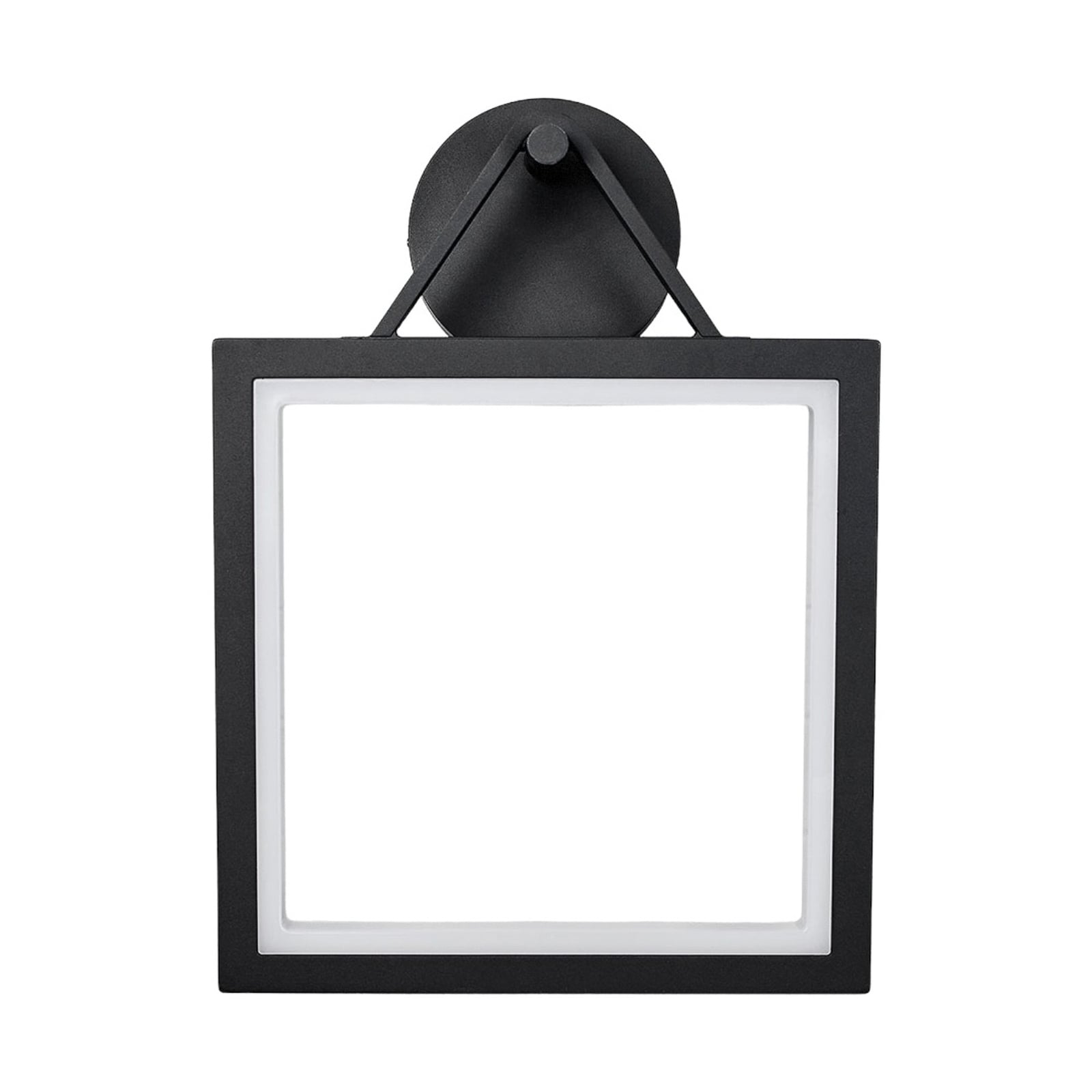 LED utevegglampe Mirco firkantet grafitt 11W IP65 detalj